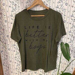 Green Graphic T-Shirt